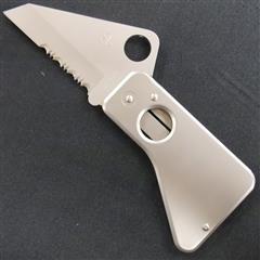 knife aus spyderco folding japan credit card discontinued blade pocket model